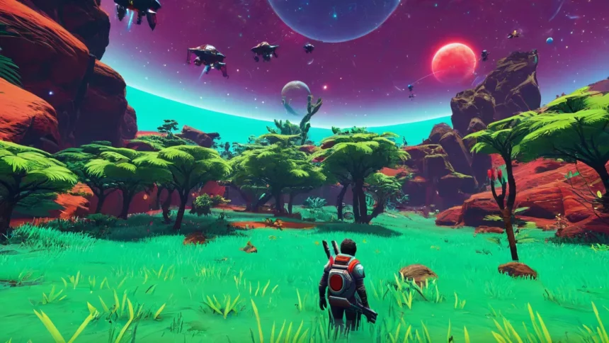 No Man's Sky: Worlds Part II trae nuevos planetas y biomas