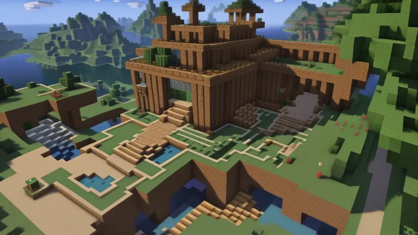 Grazzy recrea Hyrule en Minecraft tras tres años de trabajo